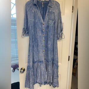 Free People Maya Shirtdress